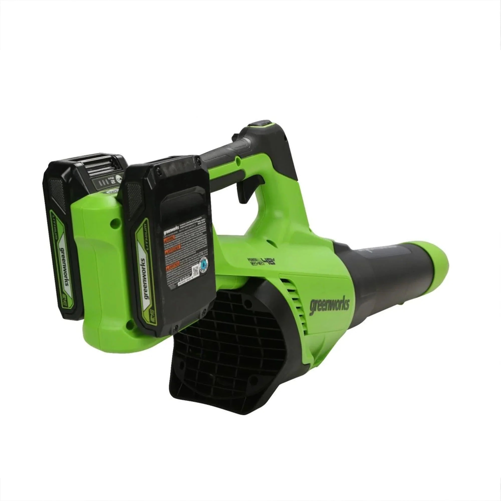 Greenworks 48V Brushless Leaf Blower 515CFM with 2.0Ah Batteries & Charger O7126