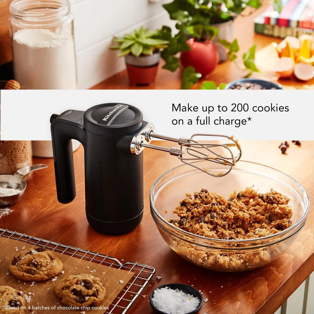 KitchenAid Cordless 7 Speed Hand Mixer, Black Matte N5847