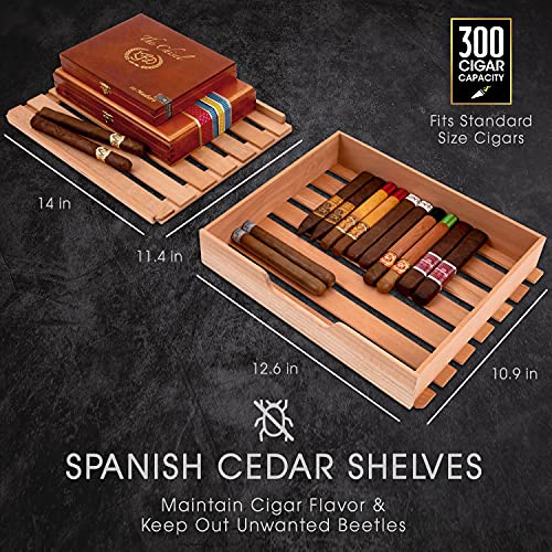 SCHMÉCKÉ 250 Cigar Cooler Humidor with Cooling, Heating & Humidity Control N533588