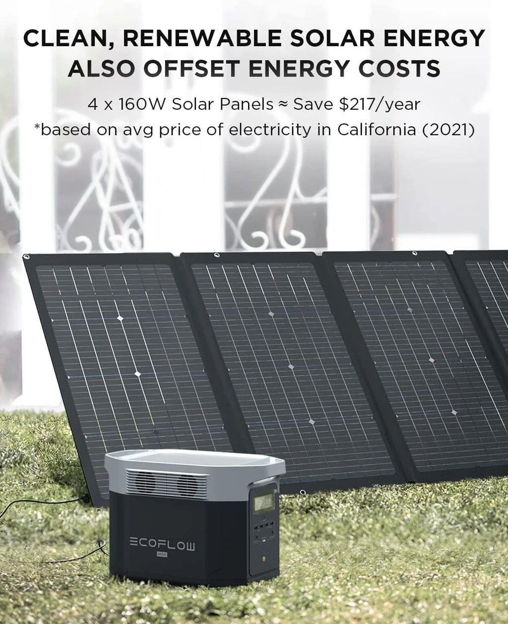EcoFlow DELTA Max 1600 Portable Power Station 1612Wh Solar Generator T148