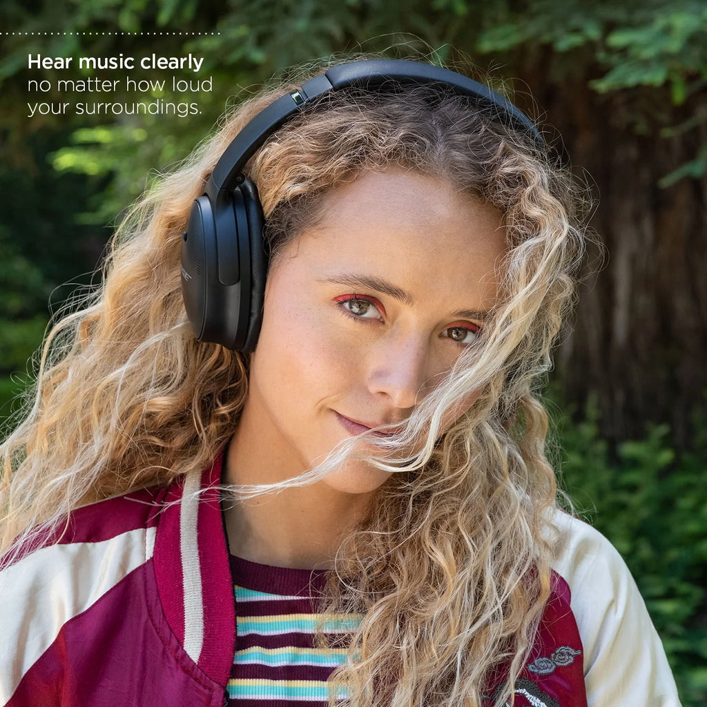 Bose QuietComfort 45 Wireless Noise Cancelling Over-Ear Headphones, Black C371203
