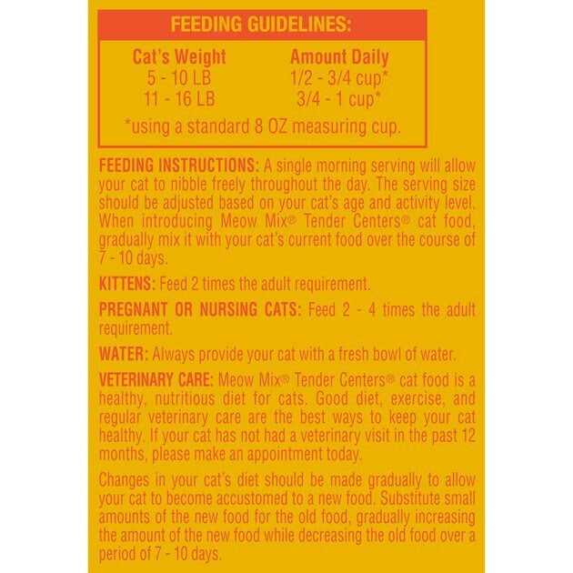 Meow Mix Tender Centers Cat Food M9909
