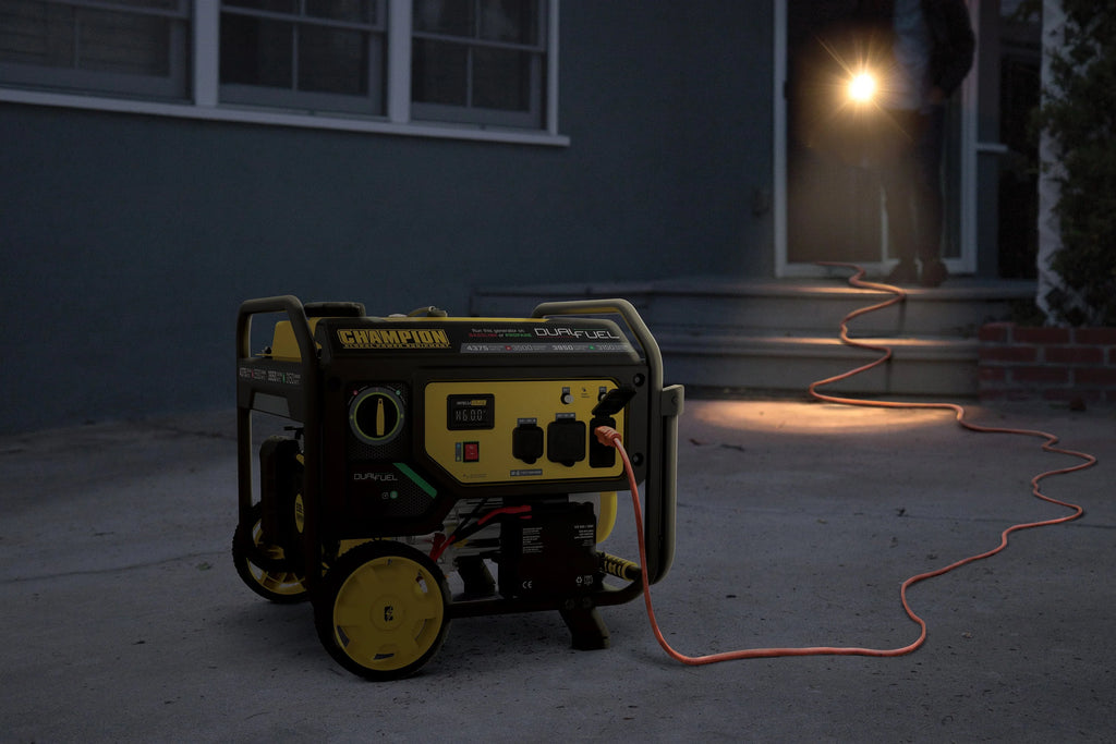 Champion Power Equipment 3500-Watt Dual Fuel Portable Generator with Electric Start B8317
