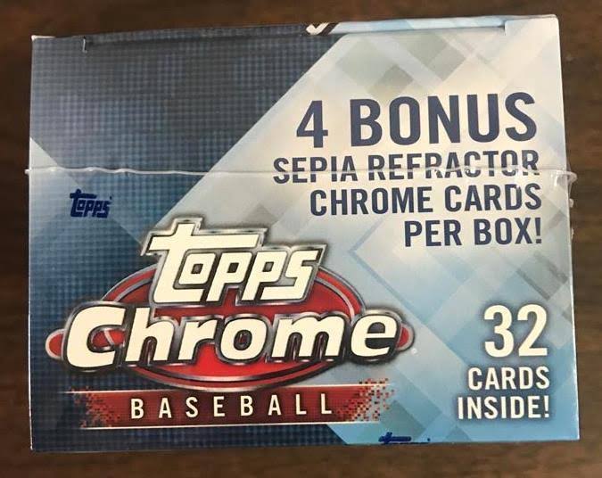 2018 Topps Chrome Baseball Blaster Box S43236