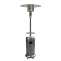 Floor Standing Silver 41 000 BTU Propane Powered Door Open Heater