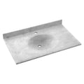 Swan Ellipse 37 in. W x 19 in. D Solid Surface Vanity Top with Sink in - Avayadevconnect