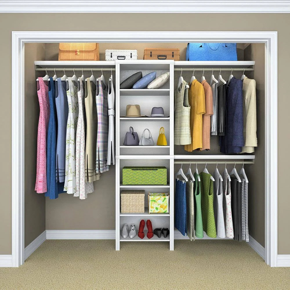 ClosetMaid Impressions Basic White Wood Closet System N87201