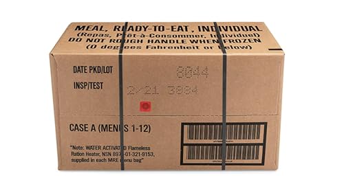 Wornick MRE Meals Ready to Eat 12 Pack Emergency Food Supply Y697