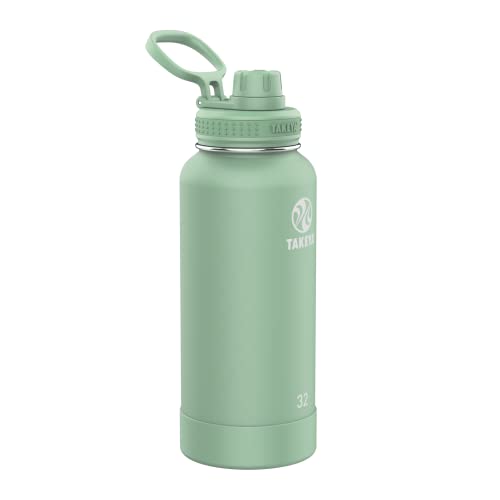 Takeya Actives Water Bottle with Spout Lid, 18 oz, Midnight Blue W579