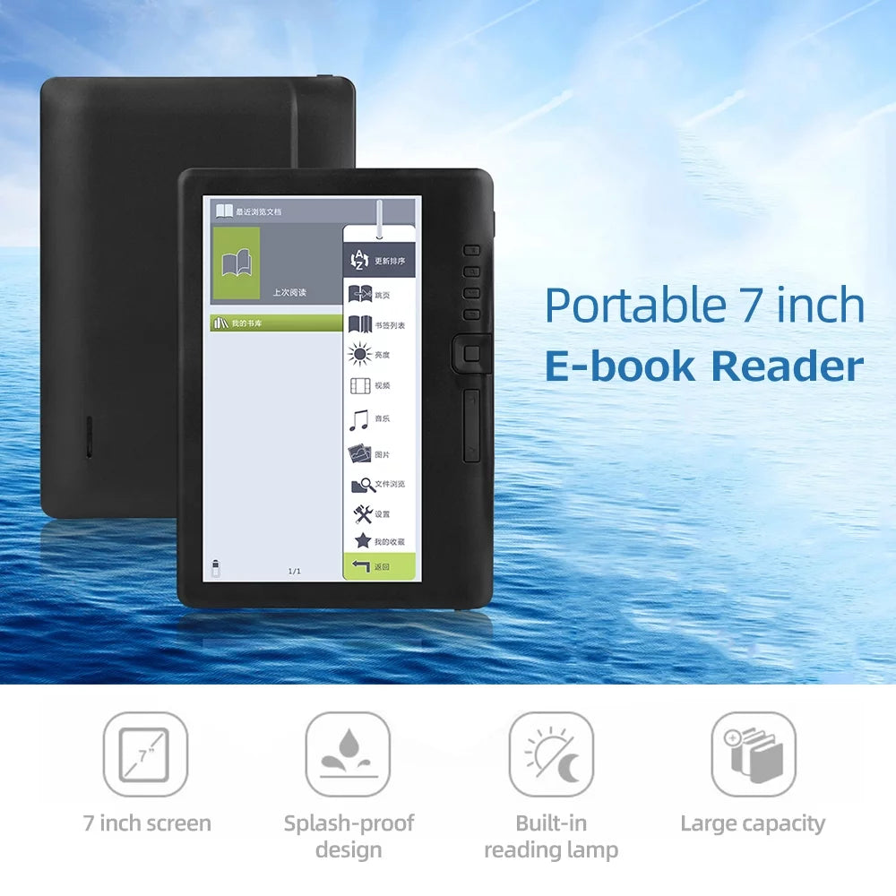 Radirus E-book Reader 7 inch, 8GB Memory C27890