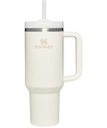 Stanley Quencher H2.0 FlowState Stainless Steel Vacuum Insulated Tumbler, 40 oz, Cream