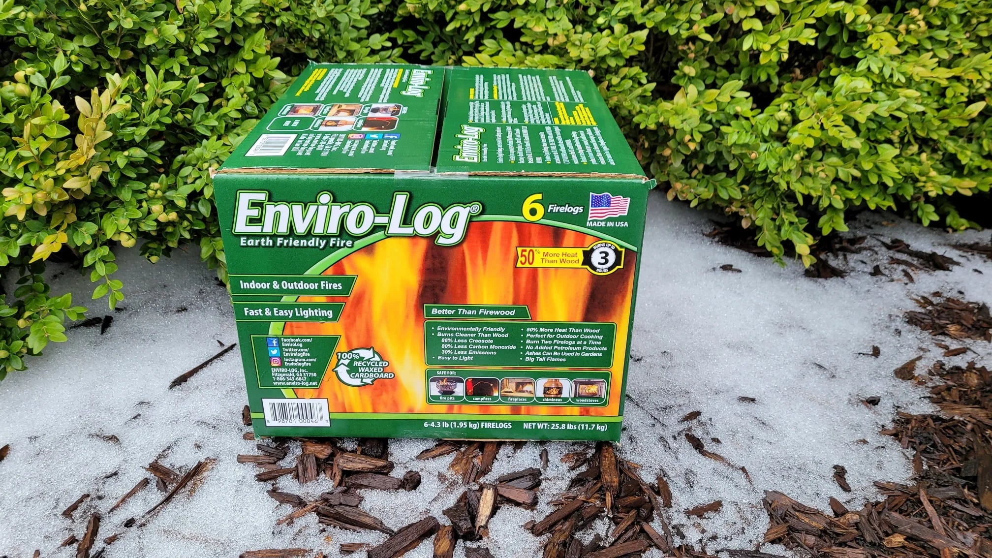 Enviro-Log Firelogs, 6 Count, 25.8 lbs K6791