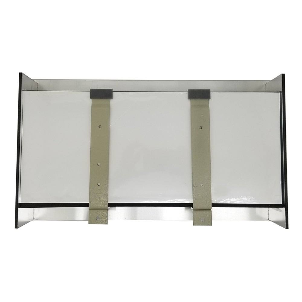Aussie Aquariums 2.0 Wall Mounted Aquarium - Brushed Silver M270902