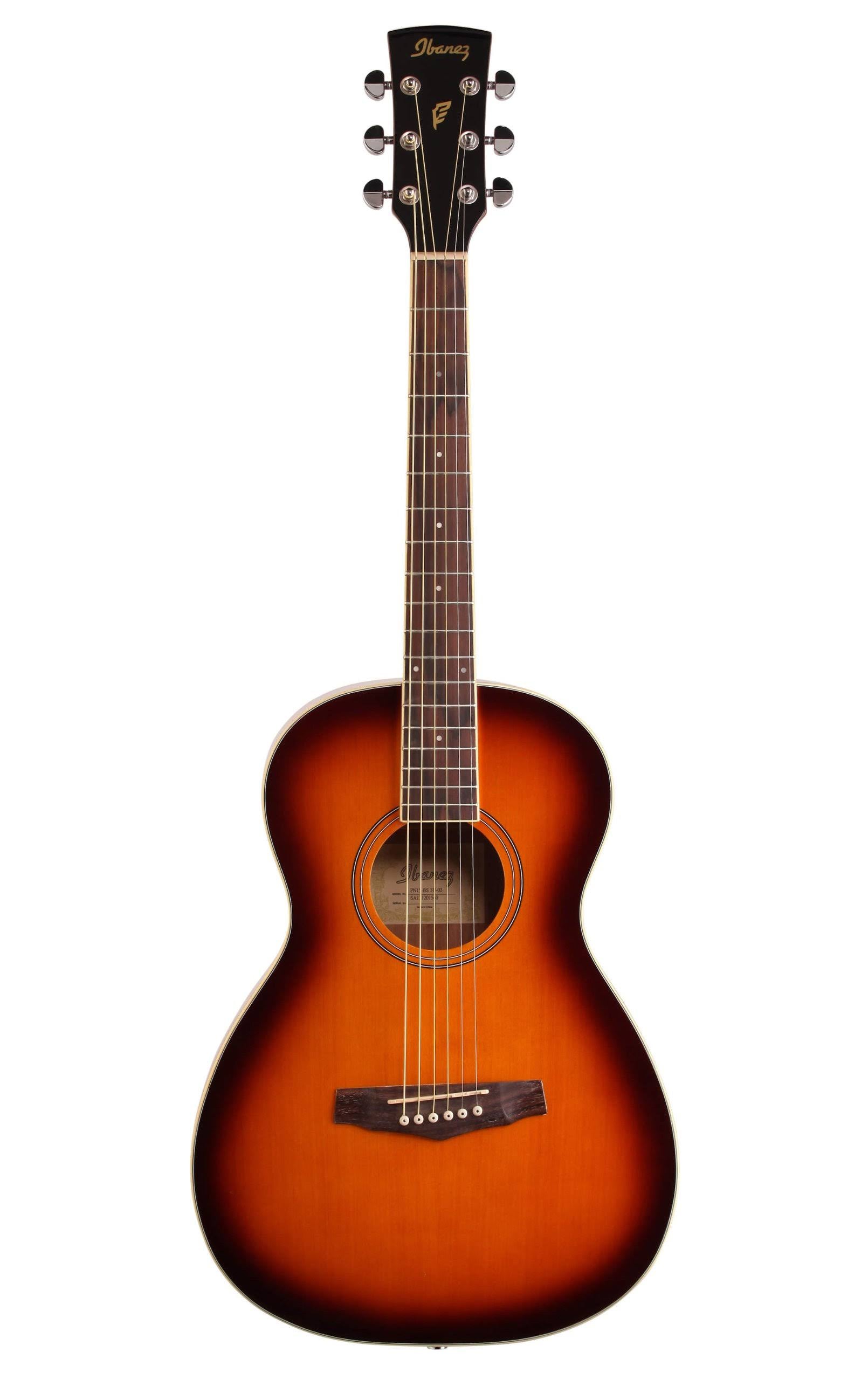 Ibanez PN15 Parlor Acoustic Guitar Brown Sunburst - Megean