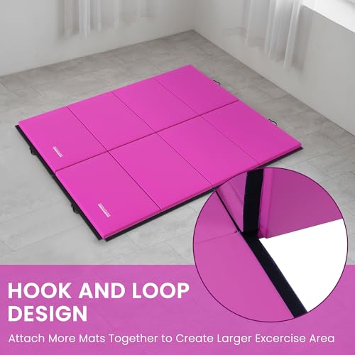 Folding Exercise Gymnastics Mat 2" Thick with Carrying Handles F717