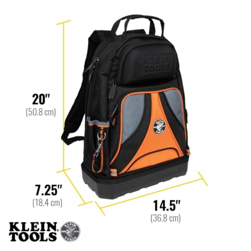 Klein Tools 55421BP-14 Tool Backpack, Heavy Duty, 39 Pockets S772