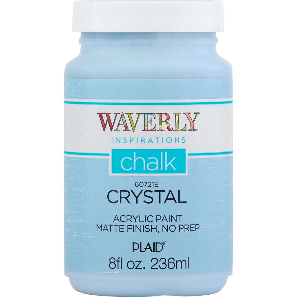 Waverly Inspirations Chalk Paint, Ultra Matte, White, 8 fl oz N9170