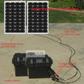 Tektrum Portable 1500w (3000w Peak) Powerpack Power Source Station, Silent Gas Free Generator With 1200Wh/100Ah Battery, 200w Solar Panel - Hurricane Recovery - Power up AC, Fridge - Plug-N-Play