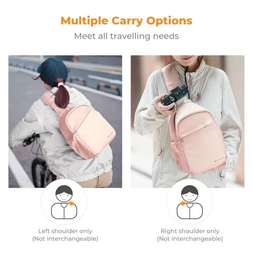 K&F Concept Camera Sling Bag Small Crossbody Shoulder Backpack for DSLR/Mirrorless U627