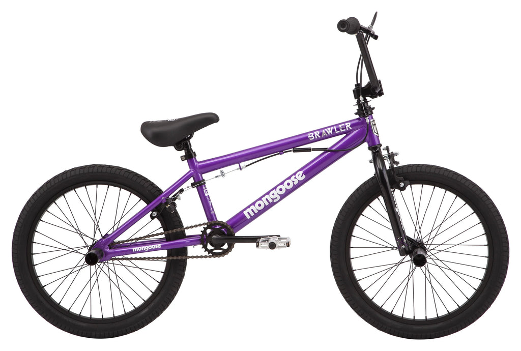 Mongoose BRAWLER Boys' Freestyle BMX Bike 20 L3541