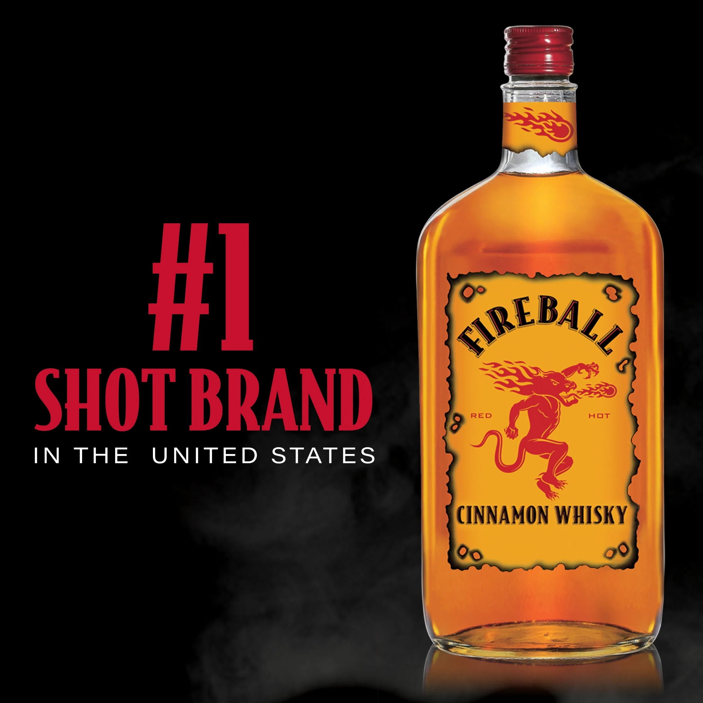 Fireball Cinnamon Whiskey, 750ml, 33% Alcohol S948953
