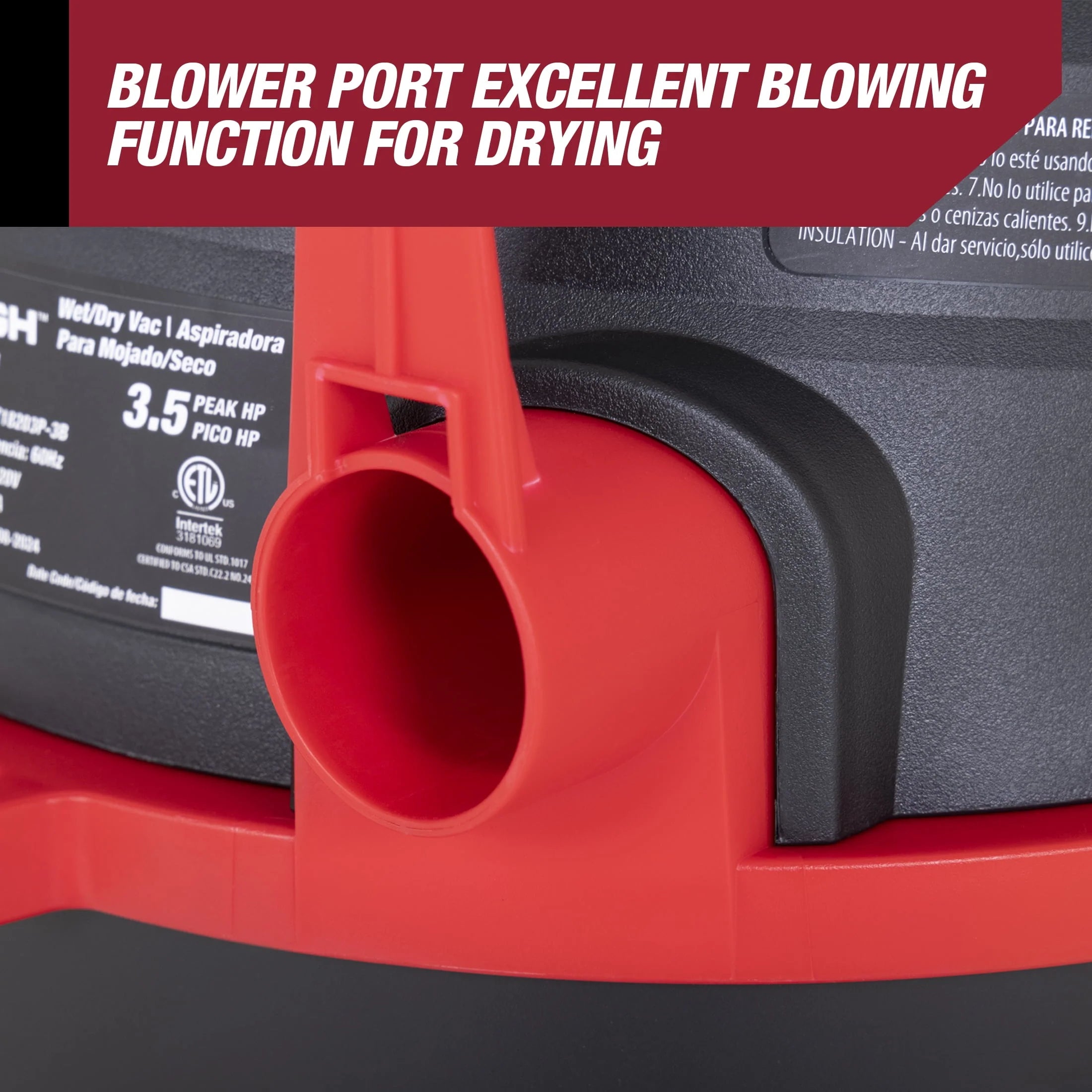 Hyper Tough 3 Gallon Wet Dry Vac Q7699