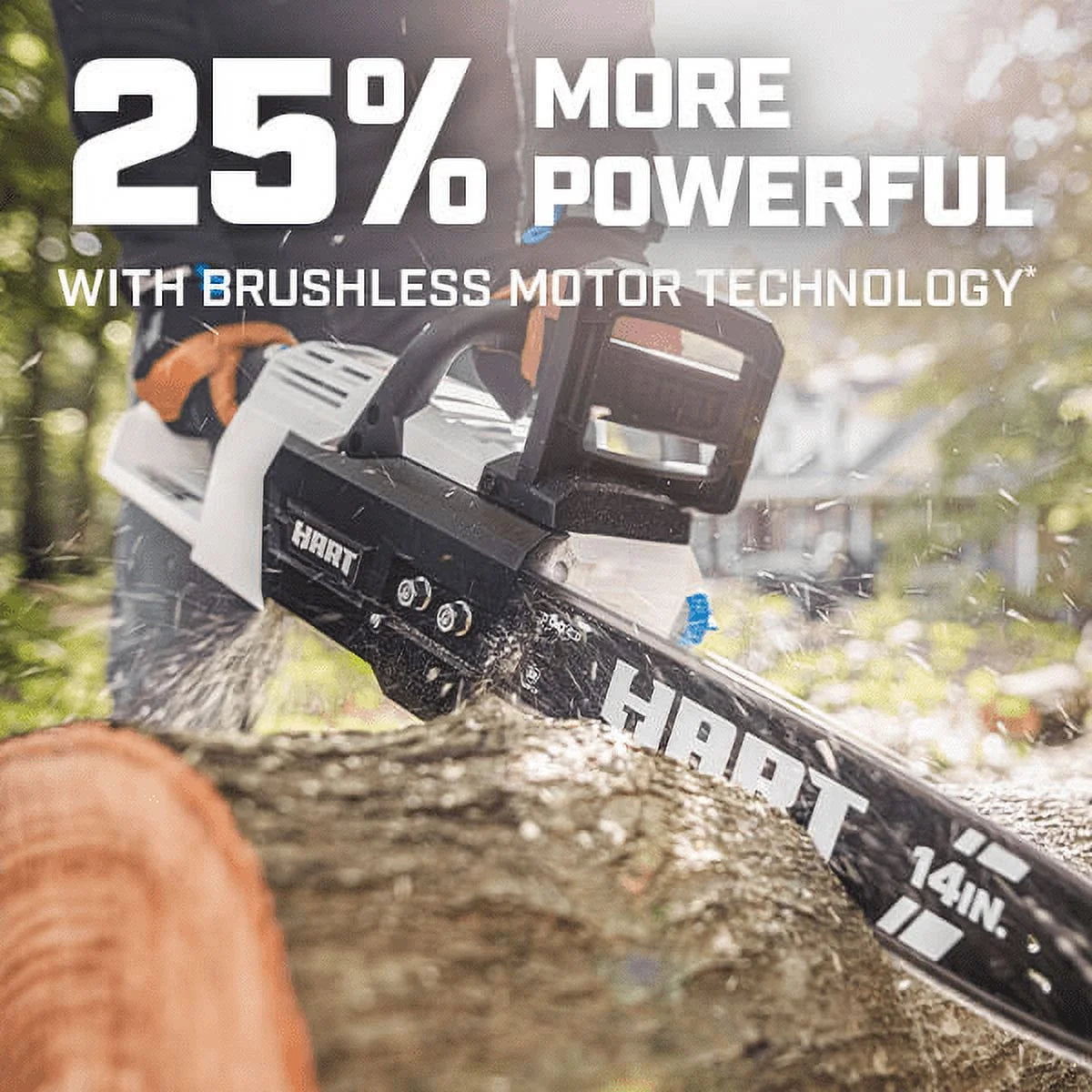 HART 40-Volt 14-inch Brushless Chainsaw Kit with 4.0Ah Battery S7085
