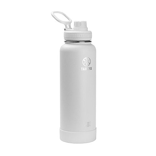Takeya Actives Water Bottle with Spout Lid, 18 oz, Midnight Blue W579