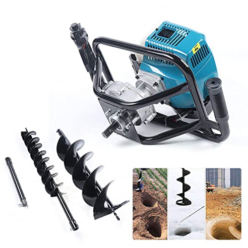 DYRABREST 52cc Gas Powered Earth Auger Post Hole Digger with 4/6/8 inch Bits K1897
