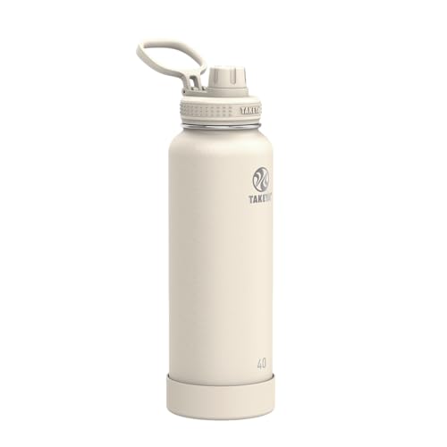 Takeya Actives Water Bottle with Spout Lid, 18 oz, Midnight Blue W579