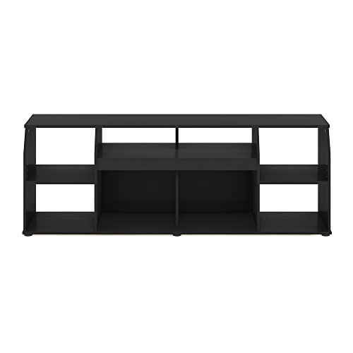 Furinno JAYA Large Entertainment Stand for TV Up to 55 Inch, French Oak Grey/Black V100781