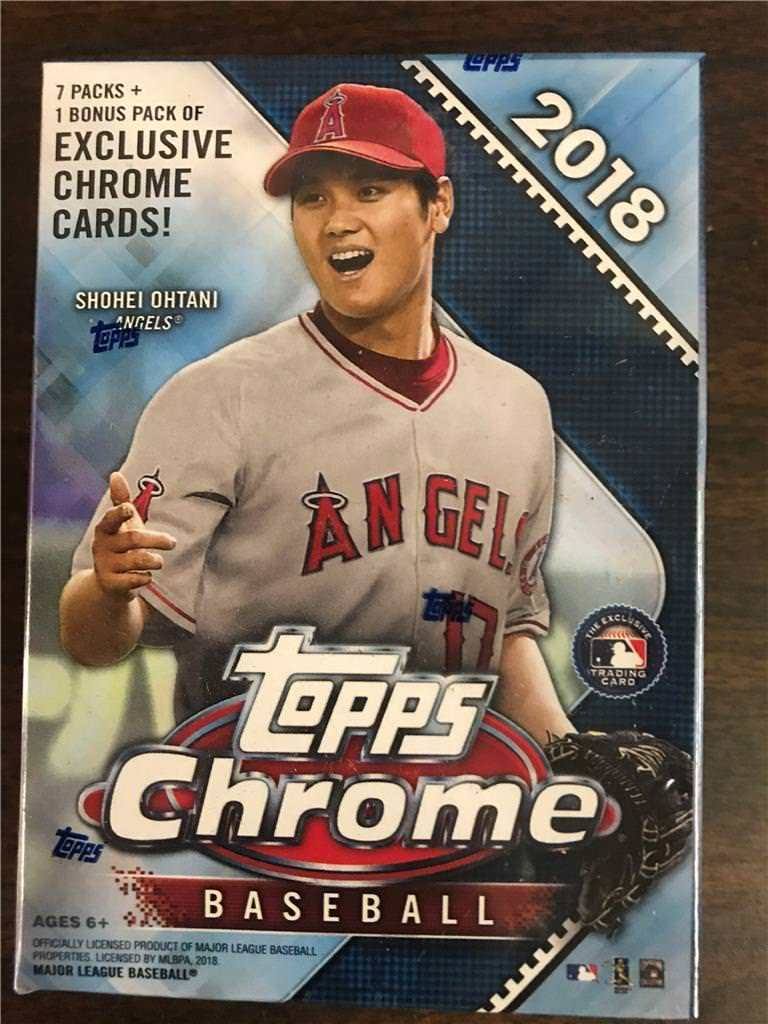 2018 Topps Chrome Baseball Blaster Box S43236