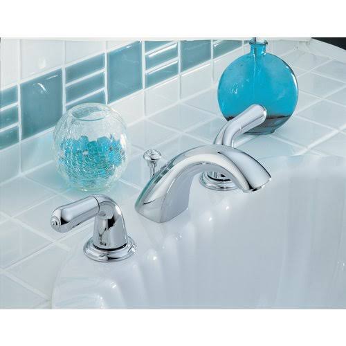 Delta 3530LF-SSMPU Classic Stainless Two Handle Widespread Faucet N4912