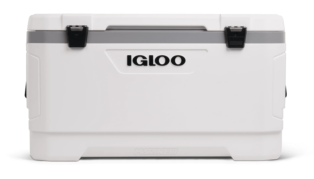 Igloo 100 QT. Latitude Marine Ultra Hard-Sided Cooler, White and Moonscape