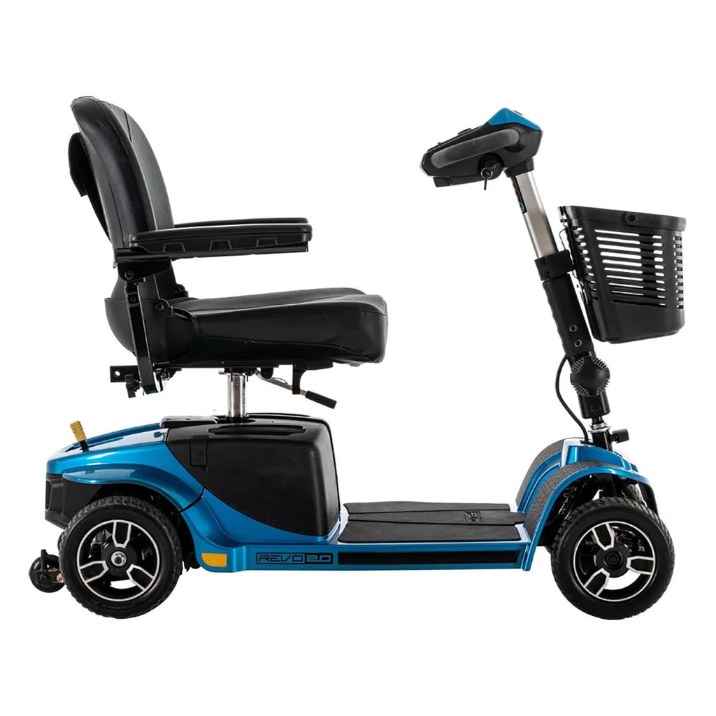 Pride Mobility Revo 2.0 4-Wheel Scooter - Blue N163