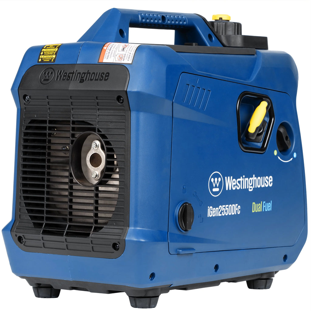 Westinghouse 2550 Peak Watt Dual Fuel Portable Inverter Generator with CO Sensor D813