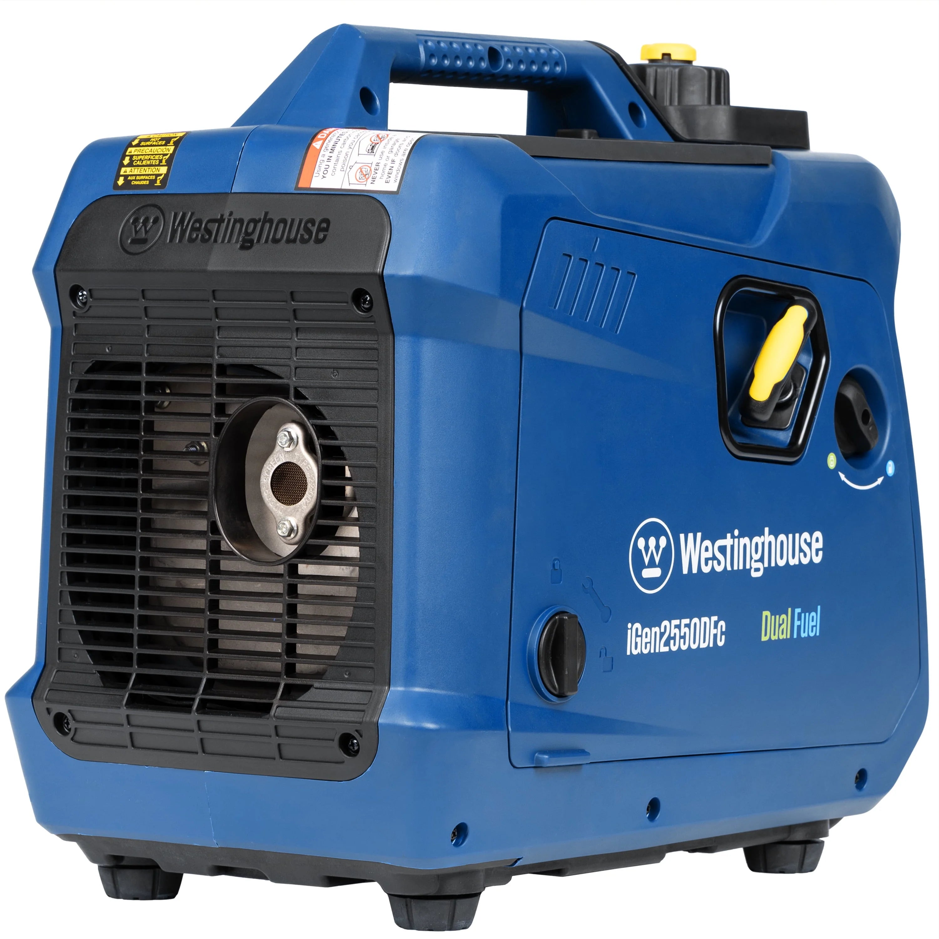 Westinghouse 2550 Peak Watt Dual Fuel Portable Inverter Generator with CO Sensor D813
