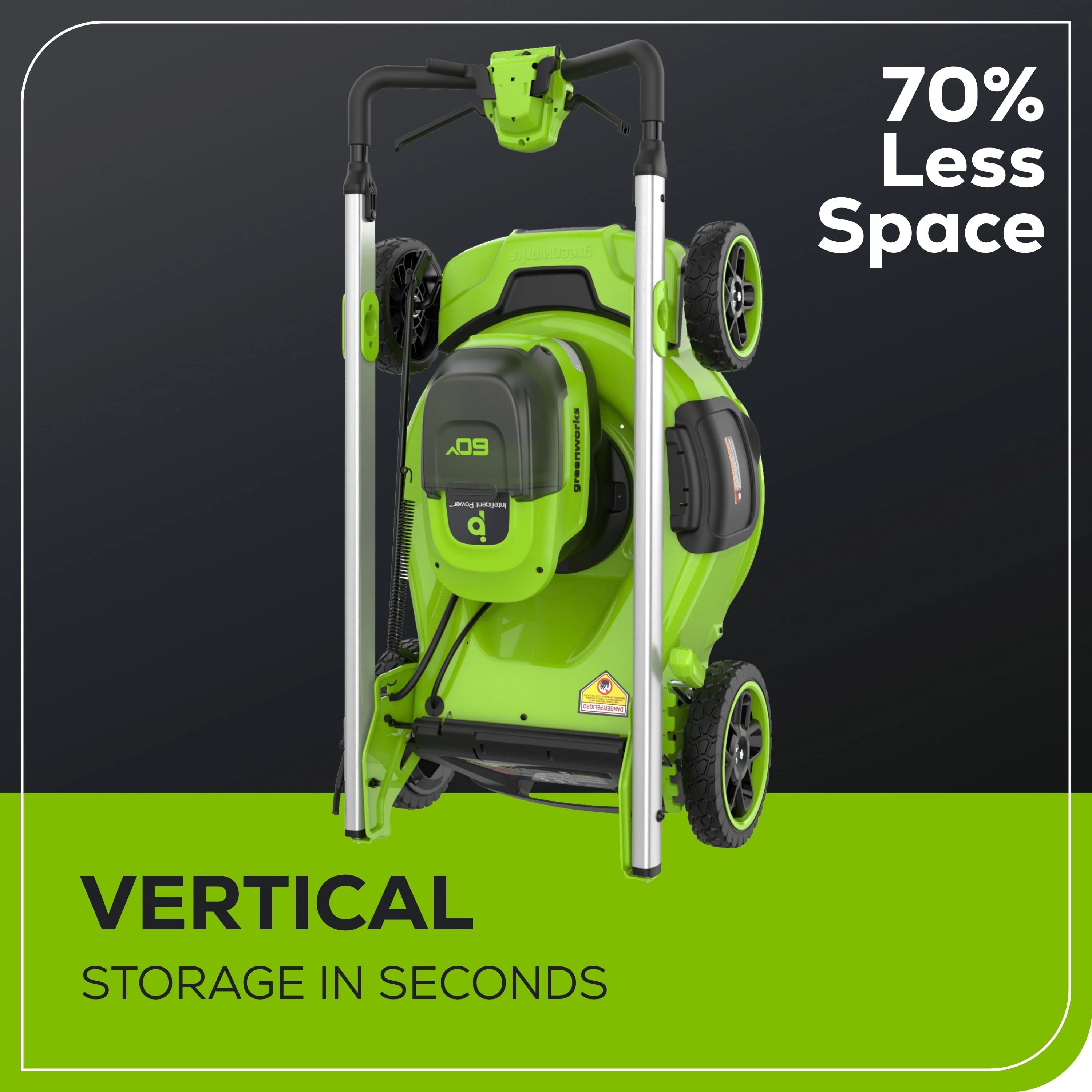 Greenworks 60V 21" Self Propelled Lawn Mower with 8.0 Ah Battery & Charger U974342