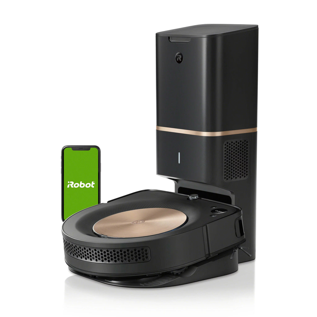 iRobot® Roomba® s9+ (9550) Wi-Fi® Connected Self-Emptying Robot Vacuum , Smart Mapping, Works with Google Home, Corners & Edges, Ideal for Pet Hair