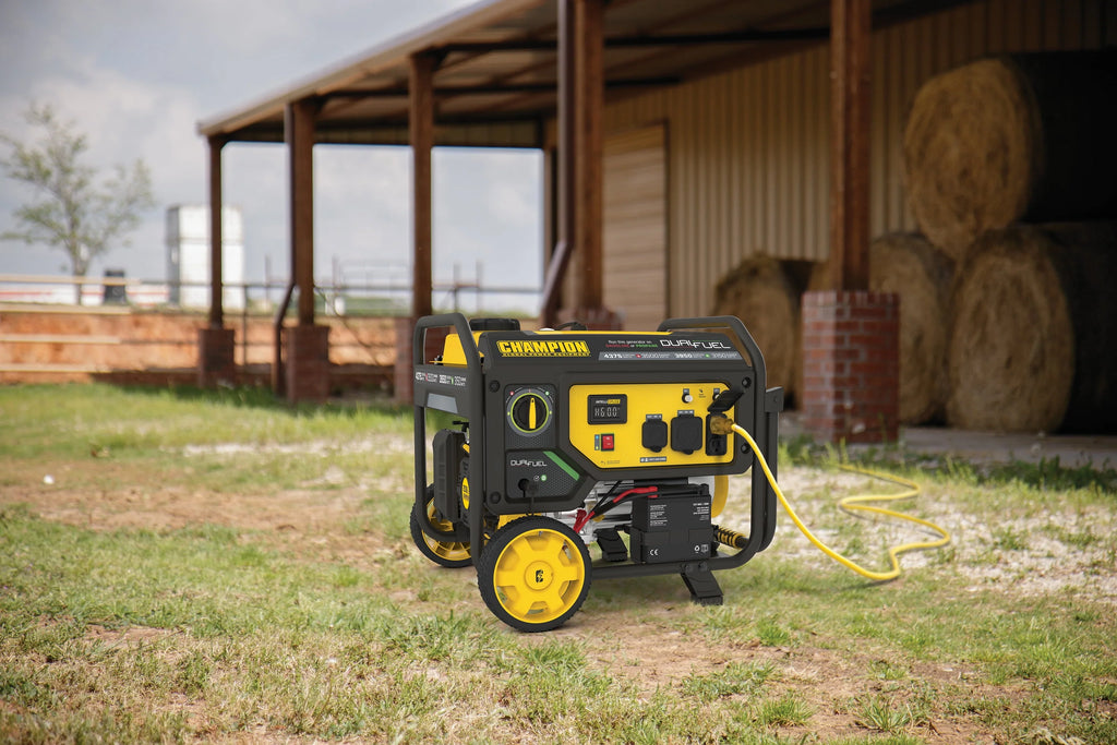 Champion Power Equipment 3500-Watt Dual Fuel Portable Generator with Electric Start B8317