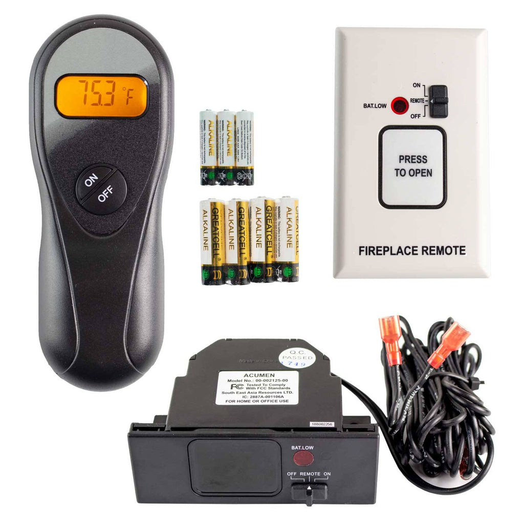 Acumen On/Off Fireplace Remote Control with 9-foot Wires RCK-IW