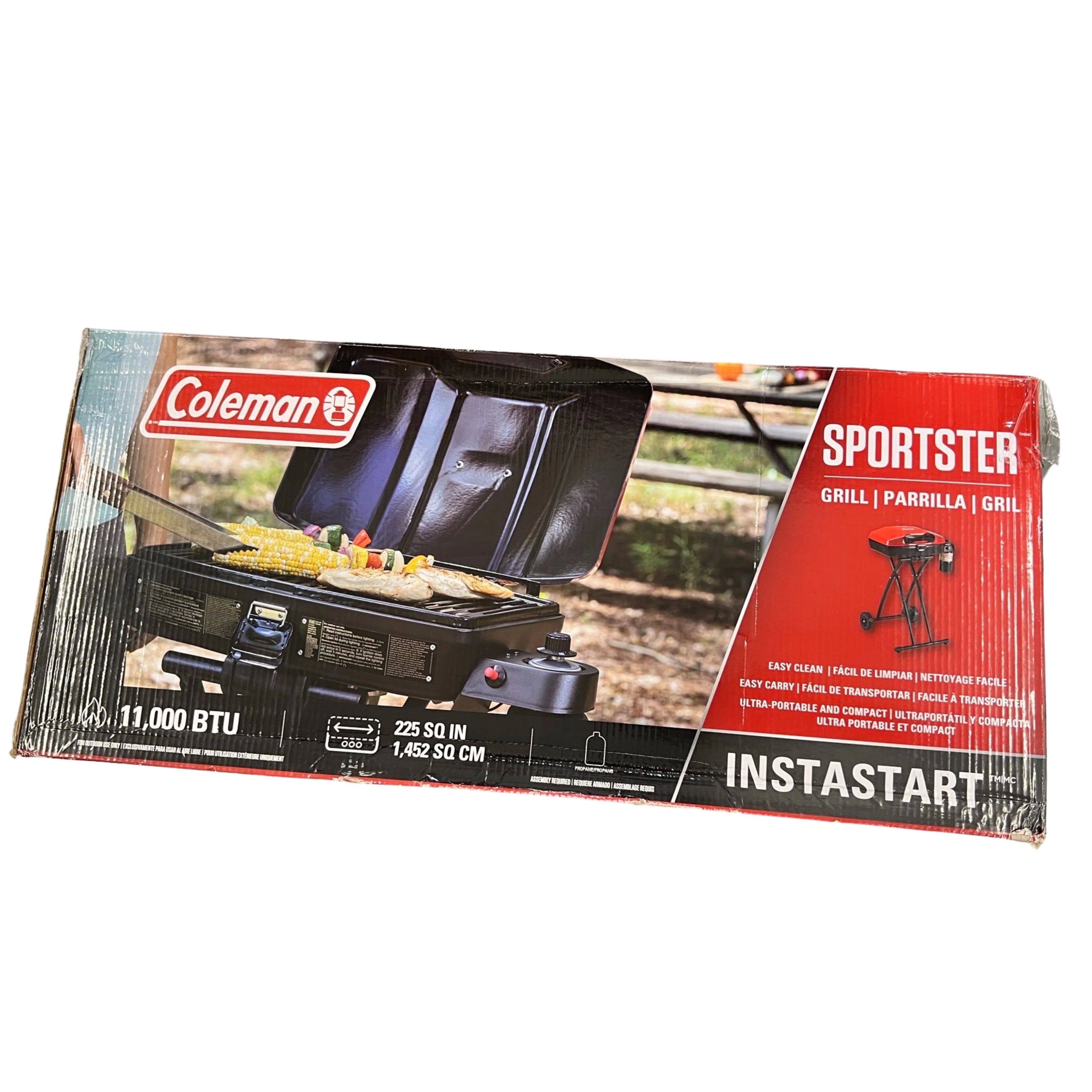 Coleman Portable Sportster 1-Burner Propane Grill, Red H116