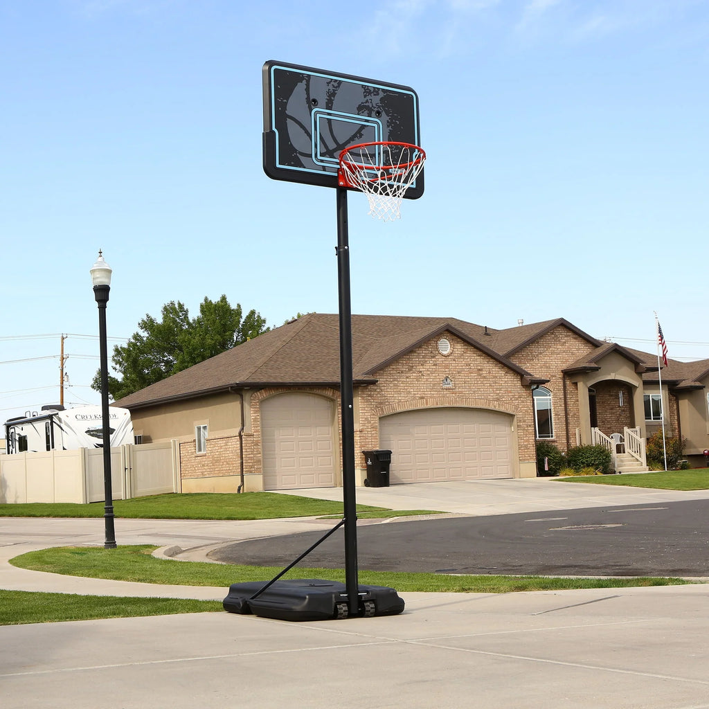 Lifetime Adjustable Portable Basketball Hoop, 44 inch HDPE Plastic Impact W285