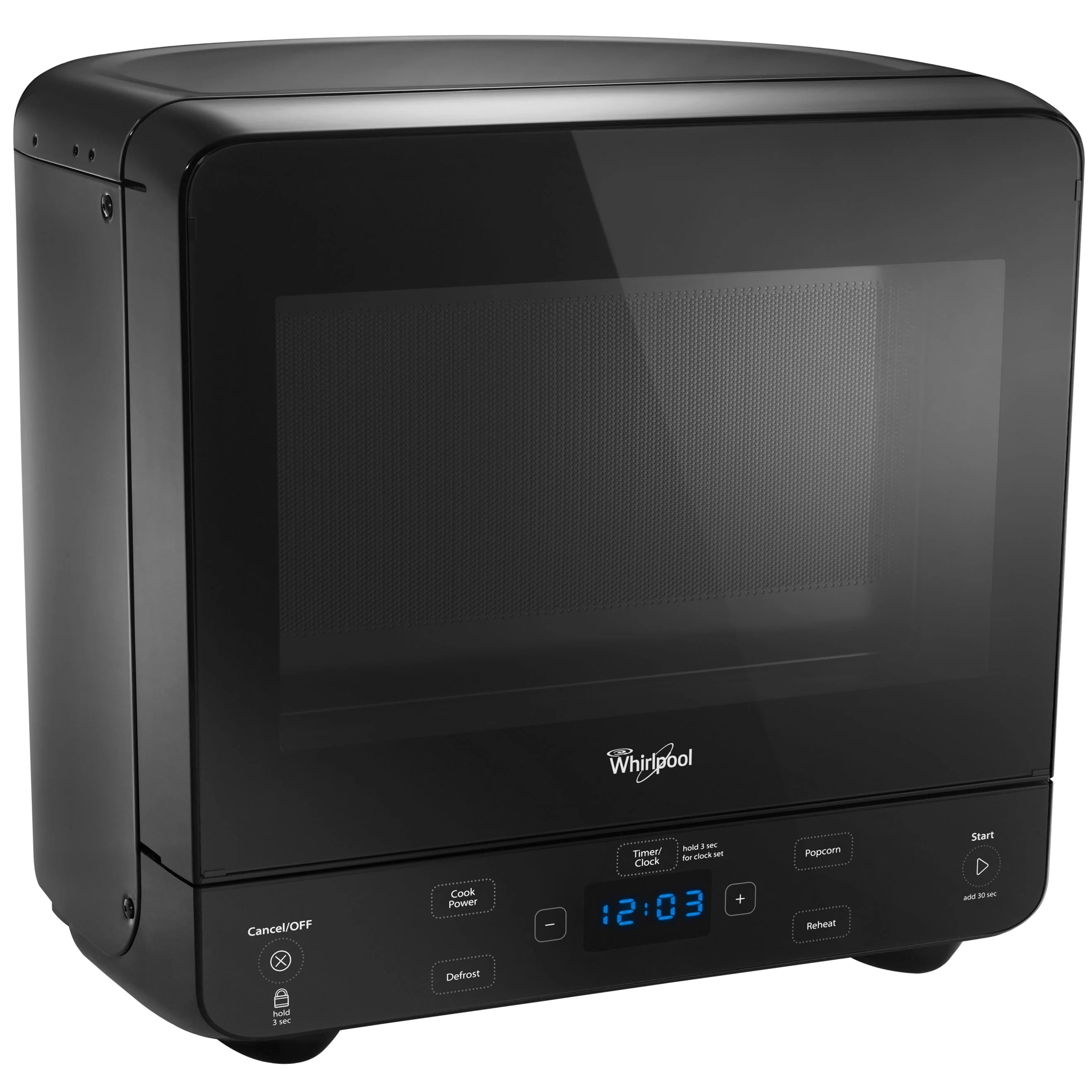 Whirlpool WMC20005YB 0.5 Cu. Ft. Black Countertop Microwave