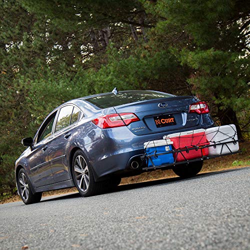 CURT 18145 48 x 20-Inch Hitch Cargo Carrier, 500 lbs Capacity, Black Steel Y515326
