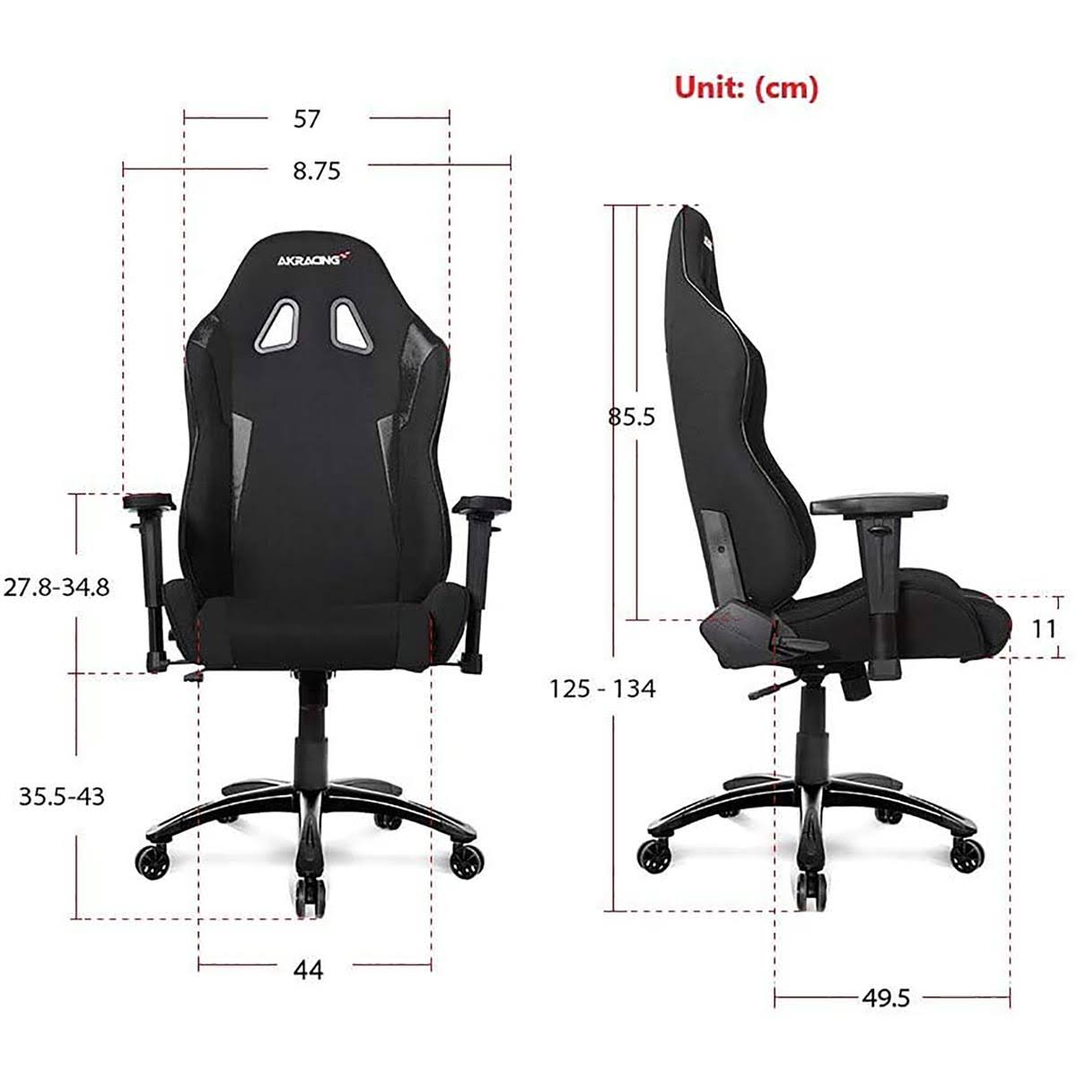 AKRacing Core Series EX SE Gaming Chair, Carbon Black W212130
