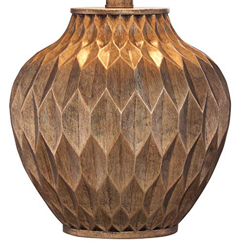 360 Lighting Buckhead Modern Accent Table Lamp 22" Warm Bronze Brown L3535