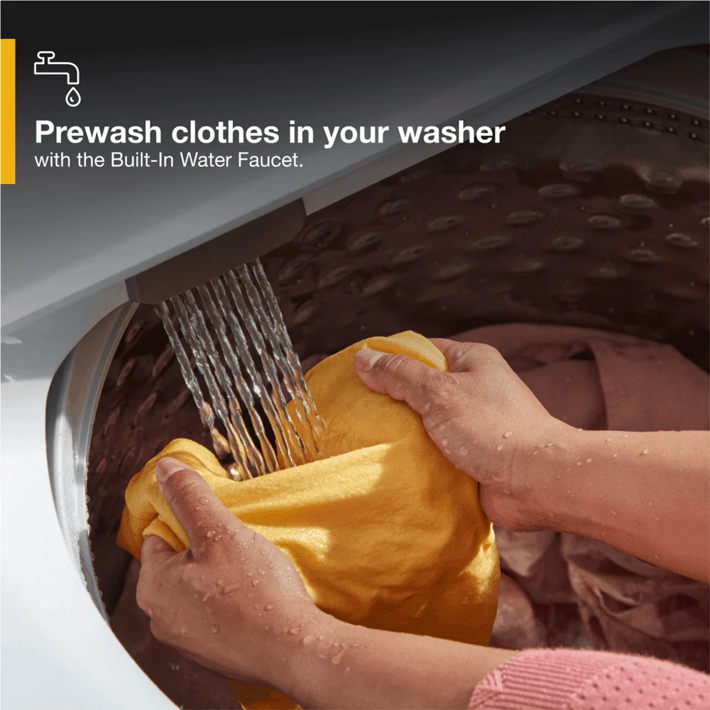 Whirlpool WTW5010LW 4.6 Cu. Ft. Top Load Washer with Built-In Faucet J405525