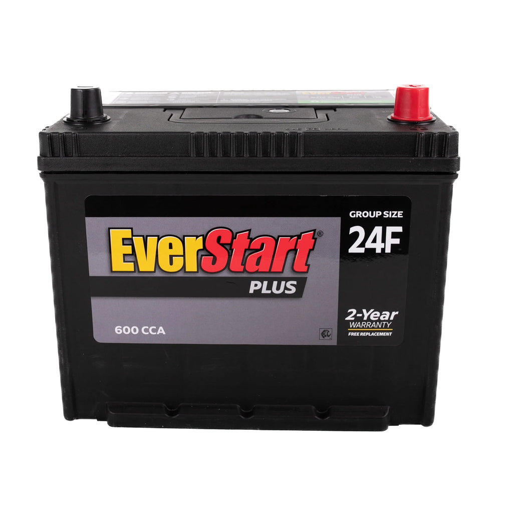 EverStart Plus Lead Acid Automotive Battery Group Size 24F 12V 600 CCA R365