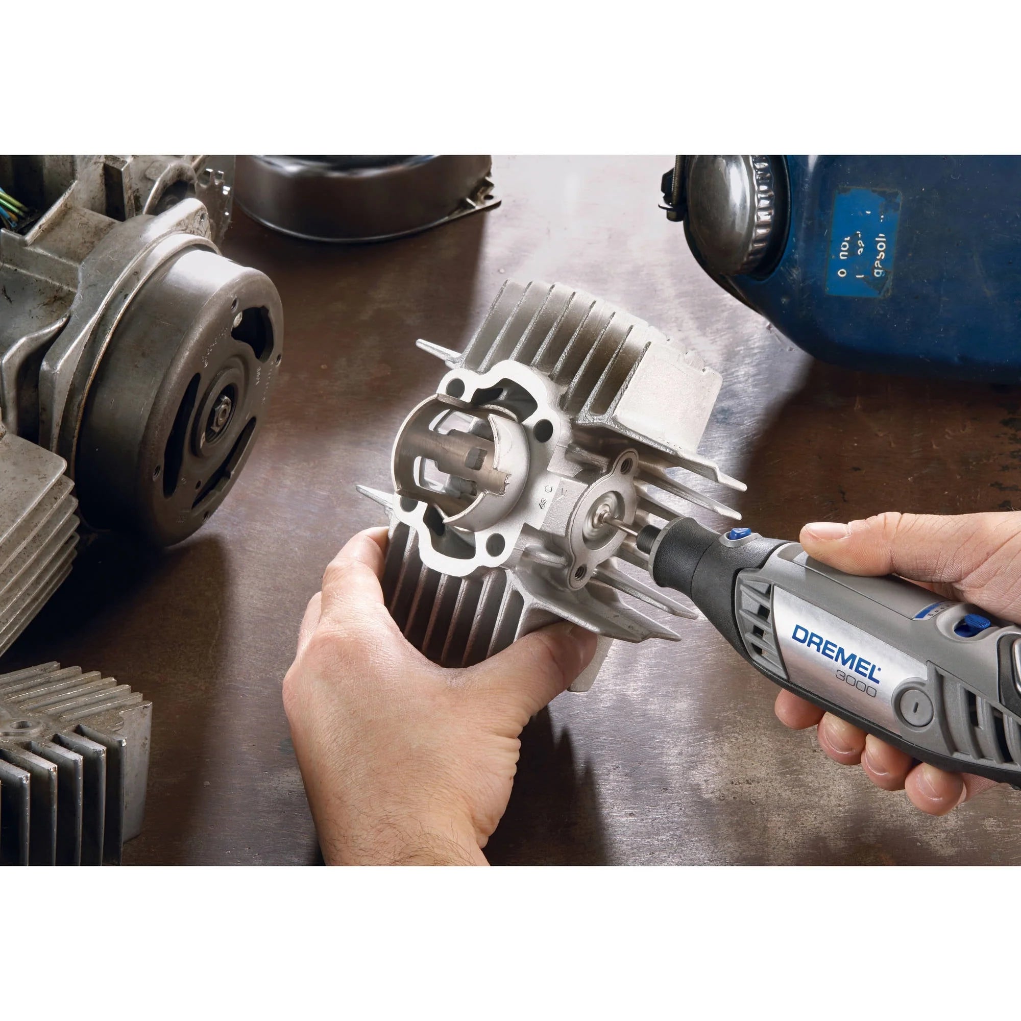 Dremel 3000-N/18 Variable Speed Rotary Tool with EZ Twist Nose Cap, 18 Accessories R231580